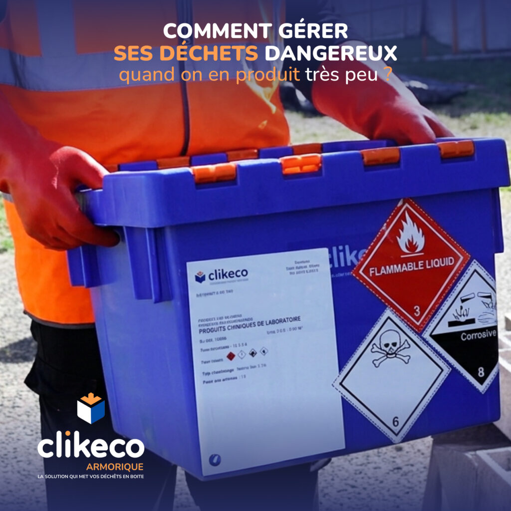 Quelle gestion pour les déchets dangereux produits en petits volumes ?
